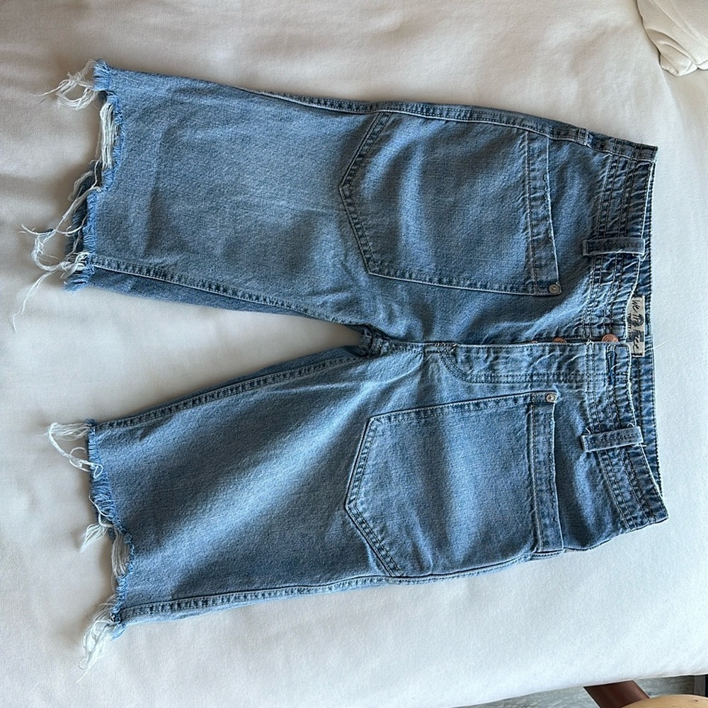Free people Jean shorts.
